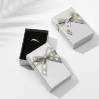 Коробочка подарочная под набор &laquo;Влюбленность&raquo;, 5&times;8 (размер полезной части 4.7&times;7.7 см), серебристая, вставка чёрная