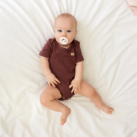 Боди детское MINAKU, цвет коричневый, рост 68-74 см