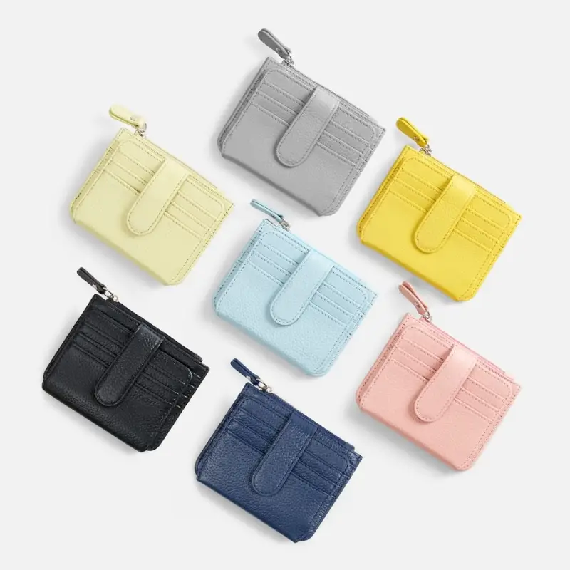 Картхолдер на молнии Unison, светло-зеленый