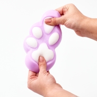 Сквиш антистресс - игрушка &laquo;Кошачья лапка&raquo;, с пушистой посыпкой, МИКС