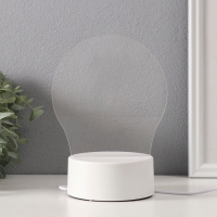 Светильник "Что купить?" маркер + протирка LED RGB от USB 10х13,5х18 см