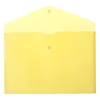 Папка-конверт на кнопке А4, 180 мкм, Calligrata Pastel, глянцевая, полупрозрачная, микс