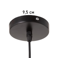 Светильник "Линда" 1х40Вт Е27 черный 15х15х31(+100)см Светильник "Линда" 1х40Вт Е27 черный 15х15х31(+100)см