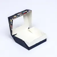 Коробка подарочная новогодняя складная &laquo;Игрушки&raquo;, 10&times;8&times;3.5 см