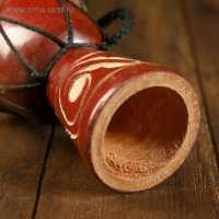 Сувенирный музыкальный инструмент барабан джембе «Светлый», 15×9×9 см, МИКС Сувенирный музыкальный инструмент барабан джембе «Светлый», 15×9×9 см, МИКС