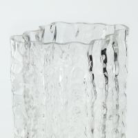 Ваза для цветов &laquo;Марбл&raquo; из прозрачного стекла 20,5&times;15,5&times;10 см