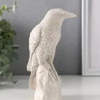 Фигура &laquo;Ворон на камне&raquo;, 15.5&times;5.5&times;10 см, серая