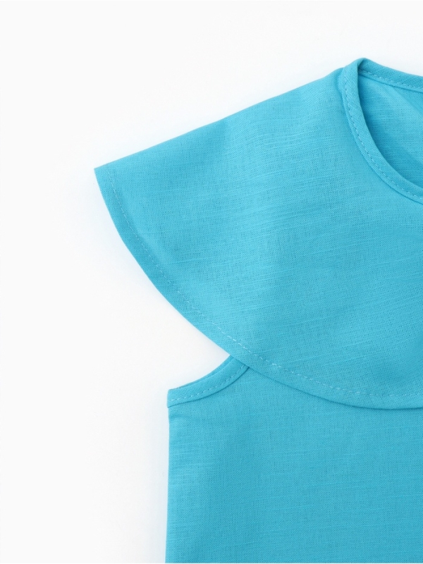 Платье для девочки, MINAKU, голубое, рост 122 см