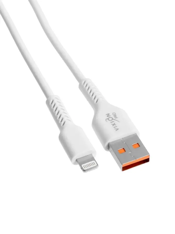 Кабель VIXION PRO VX-17i, USB  - Lightning, 2.1 А, 1 м, белый