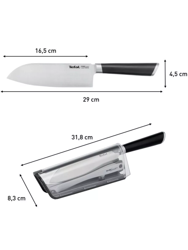 Нож сантоку Ever Sharp 16,5 см, с чехлом для затачивания