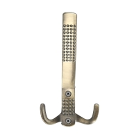 Крючок мебельный ТУНДРА TKT001, трехрожковый, бронза, 4 шт TMP