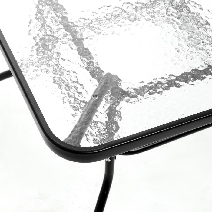 Набор садовой мебели: Стол прямоугольный и 4 стула коричневого цвета, нагрузка до 120 кг Набор садовой мебели: Стол прямоугольный и 4 стула коричневого цвета, нагрузка до 120 кг