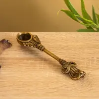 Подставка под благовония "Ложка мира" латунь 15,5 см