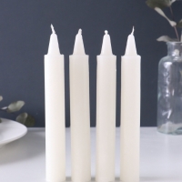 Свечи парафиновые бытовые 40 гр (набор 4 шт) 15-16 см, 5 ч