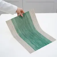 Салфетка сервировочная на стол &laquo;Космос&raquo;, 45&times;30 см, цвет зелёный