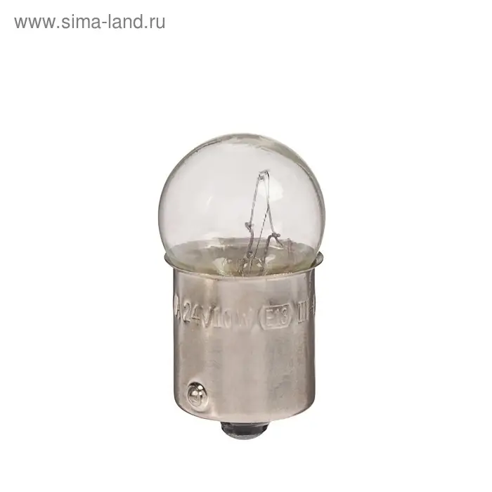 Лампа автомобильная Маяк 24 В, R=10W BA15S