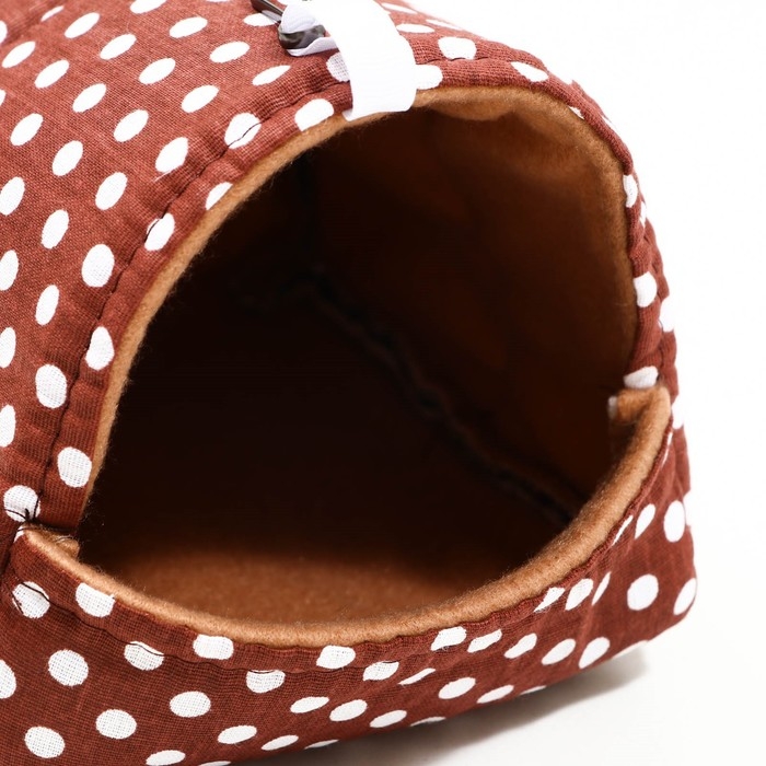 Домик Домик "Нора" для грызунов 20*14*12 см, бязь, флис, поролон