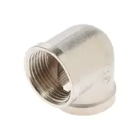 Угол ZEIN, 3/4", внутренняя резьба, никелированная латунь