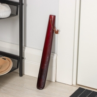 Ложка для обуви Доляна, с петелькой, деревянная, 30&times;4 см, коричневая