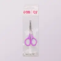 Ножницы, безопасные, прямые, 9 см, МИКС