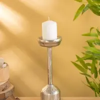 Подсвечник для свечи 9 см &laquo;Грэй&raquo;, 39 см, металл, золото