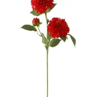 Цветы искусственные &laquo;Хризантема Бранхил черри&raquo;, d=9 см, h=49 см, красные
