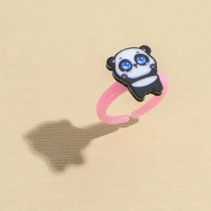 Кольцо детское &laquo;Панда&raquo; 2 х 1,8 х 1,5 см