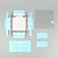 Коробка под 9 конфет с ячейками &laquo;Новогодний городок&raquo;, 14.5 х 14.5 х 3 см