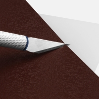 Доска-плита для пробойников и работы с кожей 20&times;30&times;1.5 cм пластик белый АУ