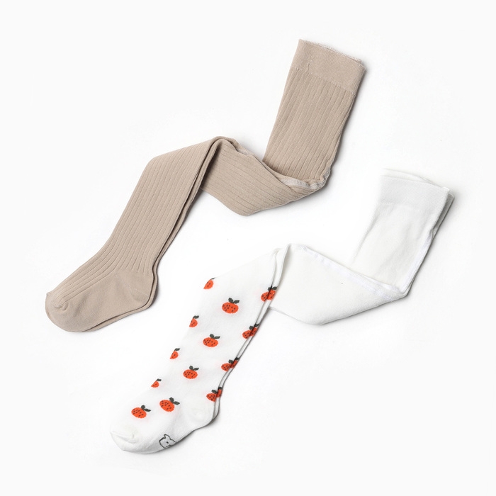 Набор колготок Крошка Я Oranges 2 пары, р. 86-92 см