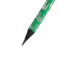 Карандаш чернографитный твёрдость НВ &laquo;Ладошки&raquo; с ластиком, заточенный, круглый, МИКС