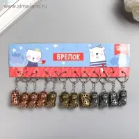 Брелок металл "Кот Манэки-нэко" МИКС 3х2х1,5 см