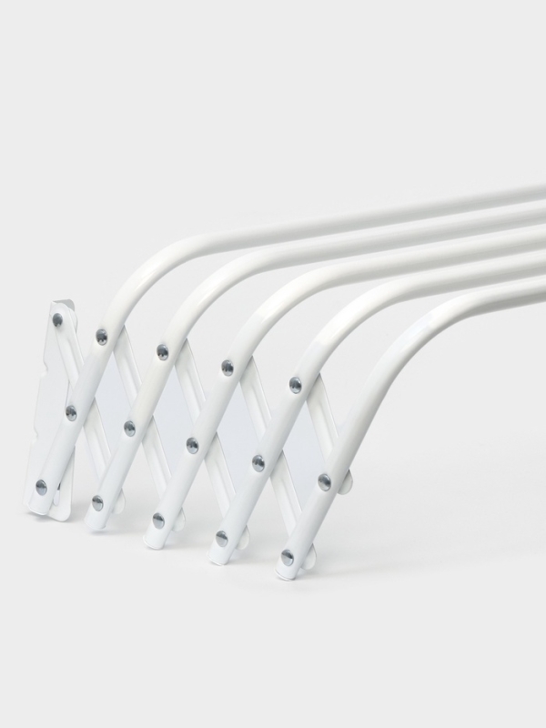 Сушилка для белья настенная, 90 см, цвет белый