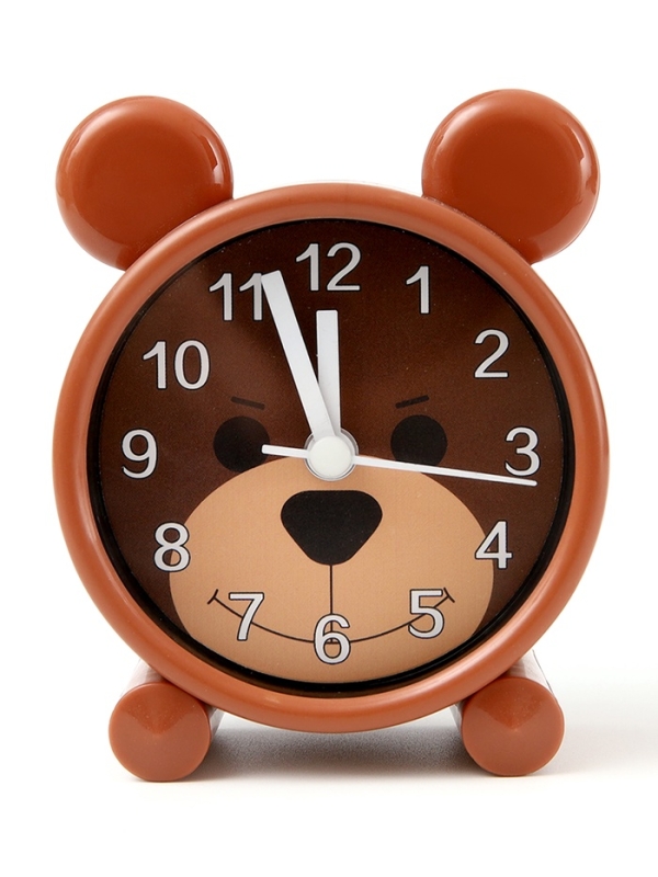 Часы будильник настольные детские &laquo;Мишка&raquo;, 8&times;8.7 см