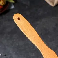 Лопатка кухонная деревянная &laquo;Фигурная&raquo;, 31 см, бук-премиум