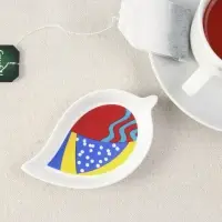 Подставка для чайного пакетика керамическая Дорого внимание &laquo;Абстракция&raquo;, 10 х 7 см