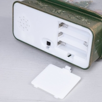 Светодиодная фигура &laquo;Ёлка с детьми и ёлкой&raquo; 23 &times; 29 &times; 9.5 см, пластик, батарейки ААх3 (не в комплекте), USB, свечение тёплое белое