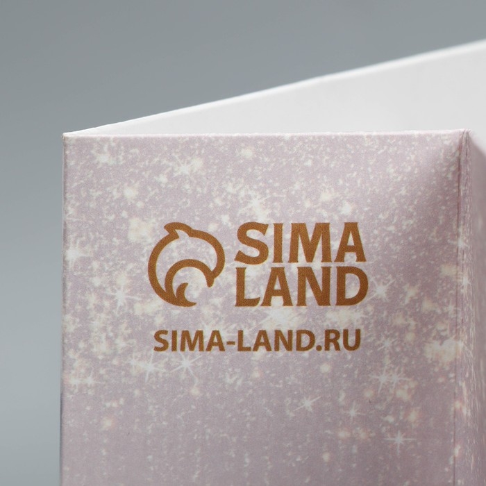 Пакет подарочный крафтовый с пластиковым окном, упаковка, &laquo;Самой нежной&raquo;, 24 х 20 х 11 см