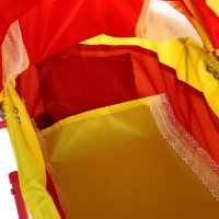 Коляска кукольная №2, цвет красно-жёлтый Коляска кукольная №2, цвет красно-жёлтый