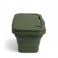 Корзина - столик Maclay 2 в 1, складная, 47 х 28,5 х 23,5 см, стол 45 х 28 х 16 см, зелёная