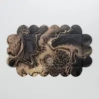 Коробка для кондитерских изделий с PVC крышкой &laquo;Снежинка&raquo;, 10.5 х 21 х 3 см