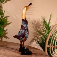 Сувенир "Утка расписная" дерево 45 см Сувенир "Утка расписная" дерево 45 см