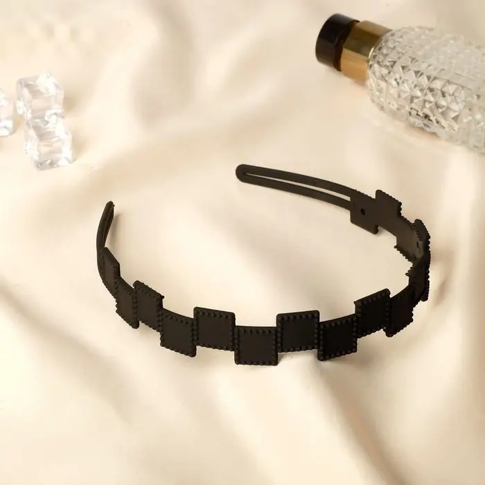 Ободок для волос &laquo;Эмили&raquo;, квадратики, 2.3 см, МИКС