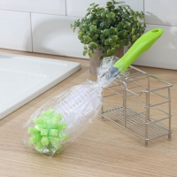 Ерш для посуды с губкой Доляна Green day, 31&times;5 см, анатомическая ручка