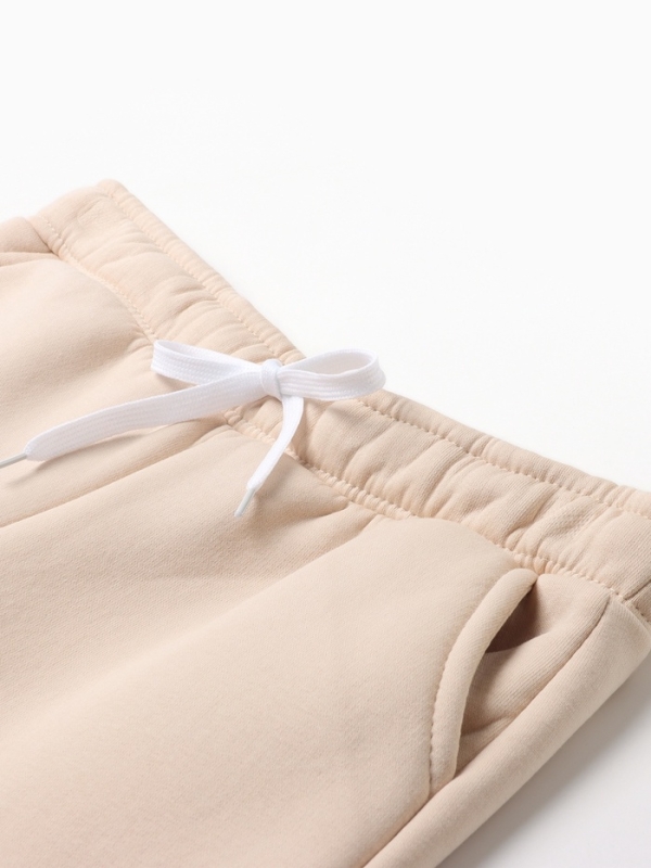 Брюки для девочки с начёсом MINAKU: Exclusive print, бежевые, Oversize рост 110 см Брюки для девочки с начёсом MINAKU: Exclusive print, бежевые, Oversize рост 110 см