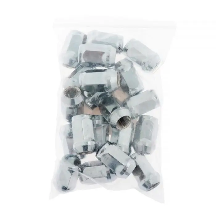 Гайка колёсная под 19 ключ, 14&times;1.5 мм, конус, хром, набор 10 шт