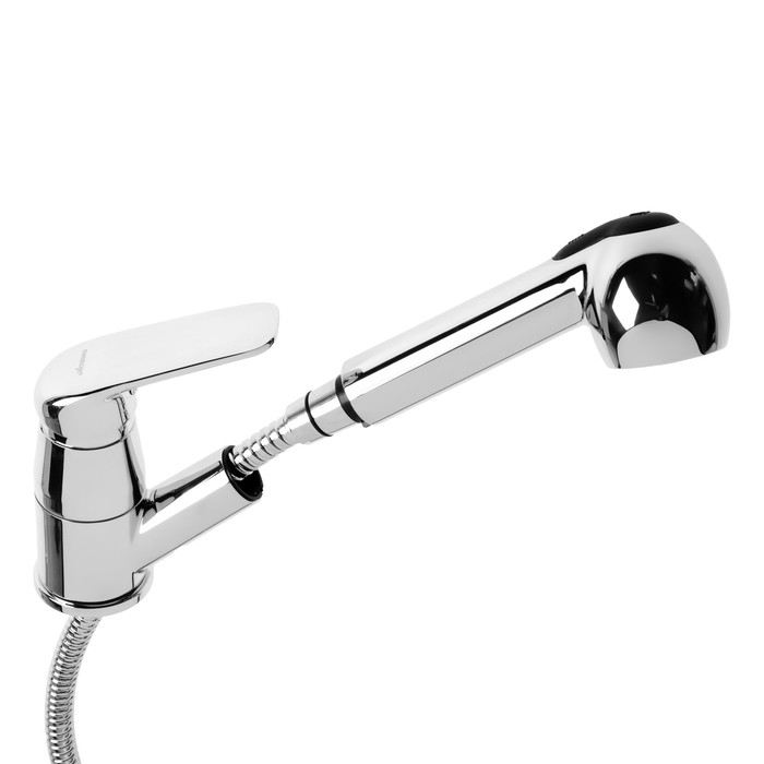 Смеситель для кухни Accoona A5416, с вытягивающейся лейкой, латунь, хром Смеситель для кухни Accoona A5416, с вытягивающейся лейкой, латунь, хром