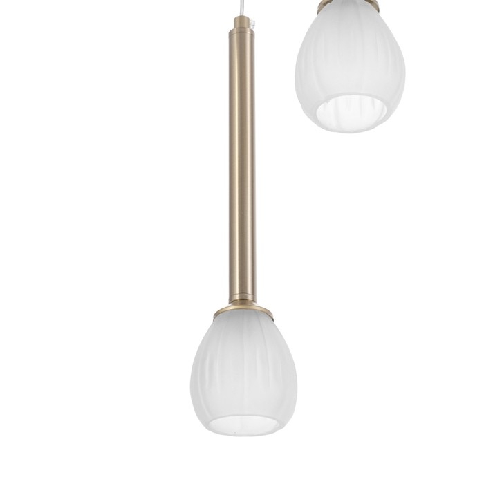 Светильник "Жаклин" 3х3Вт G4 Белый 30х30х180см