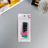 Невидимка для волос &laquo;Ариэль&raquo;, набор 10 шт., 6 см, чёрная