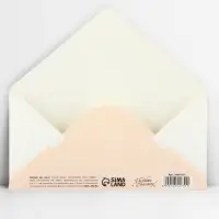 Конверт для денег &laquo;Любимой подруге&raquo;, тиснение, 16.5 х 8 см